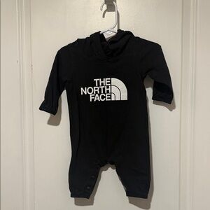 The North Face Black Kids Footie One Piece